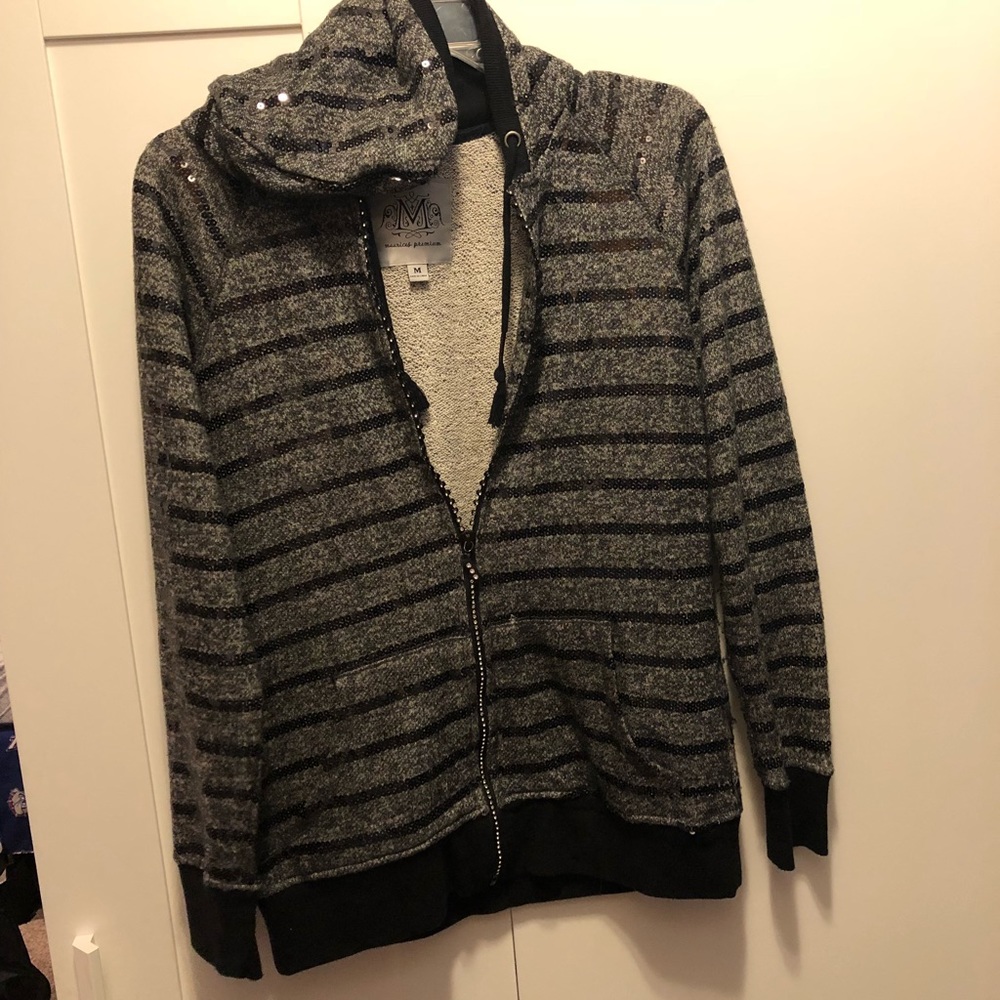 Black sparkly sweater